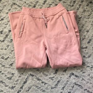 pink fluffy sweatpants